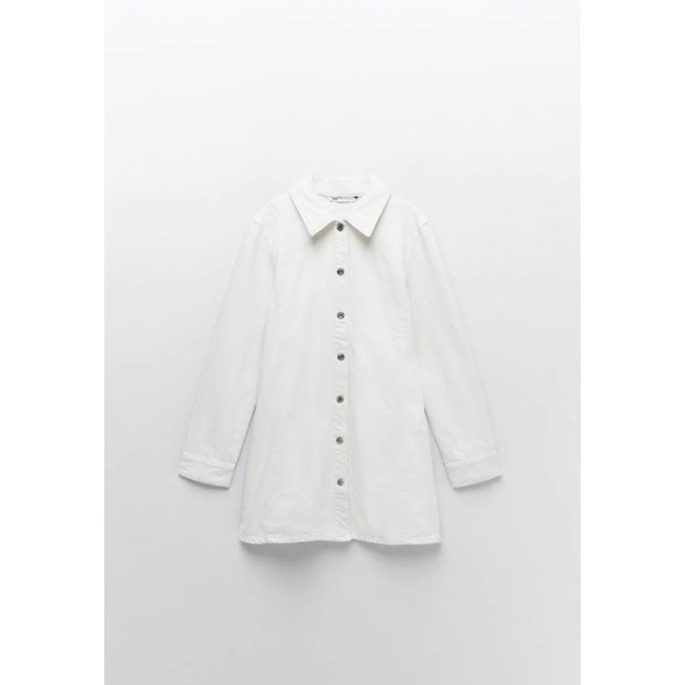 ZARA Denim Mini Dress - Large